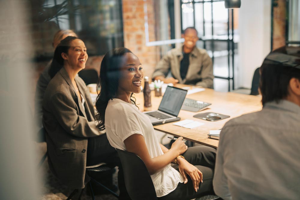 Personer under ett möte